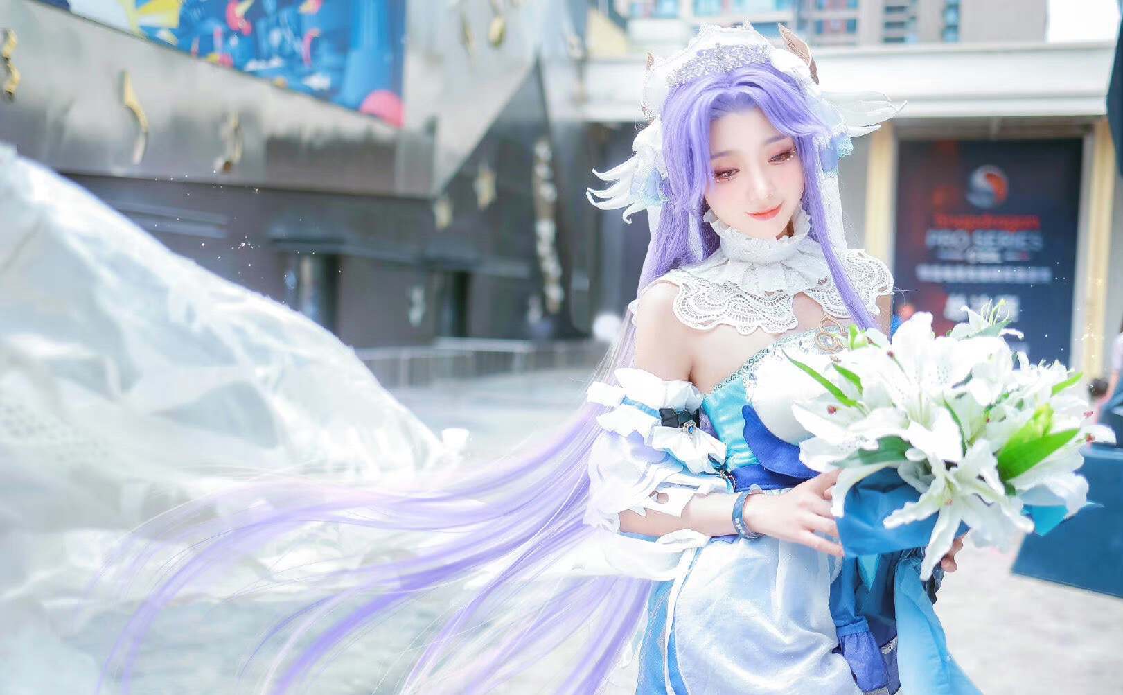 祝绪丹cos《王者荣耀》大乔，唯美轻盈还很仙气，二次元人物走到了现实中